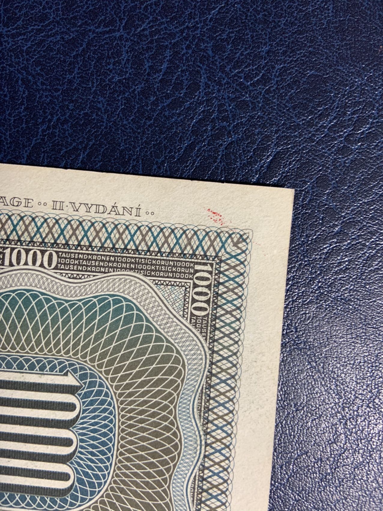 收藏联盟Quantum Auction 第292期拍卖  波西米亚和摩拉维亚1942年1000克朗样票 品相UNC-