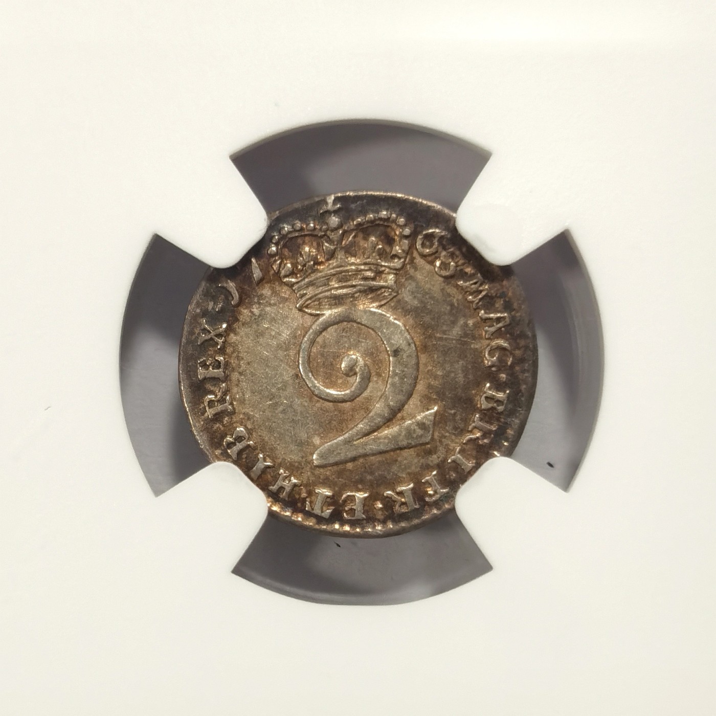 博洋堂庆双节连拍之“中秋甄选夜”精品专场拍卖暨第045期（全场包邮） NGC 英国1763乔治三世首年濯足币，乔三系列濯足币最难点，几乎没有成套的