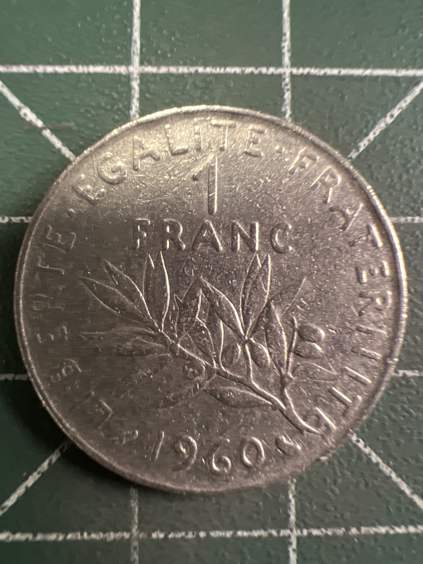 第424期 硬币专场 （无押金，捡漏，全场20包邮，偏远地区除外，接收代拍业务） 法国1法郎