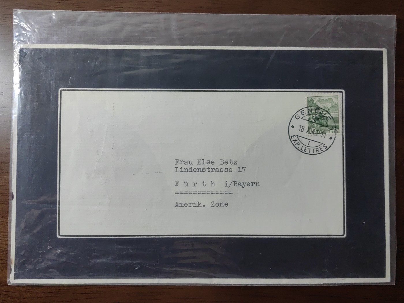 外国邮品精品专场（秒杀场）第①①场 1948年瑞典邮封面