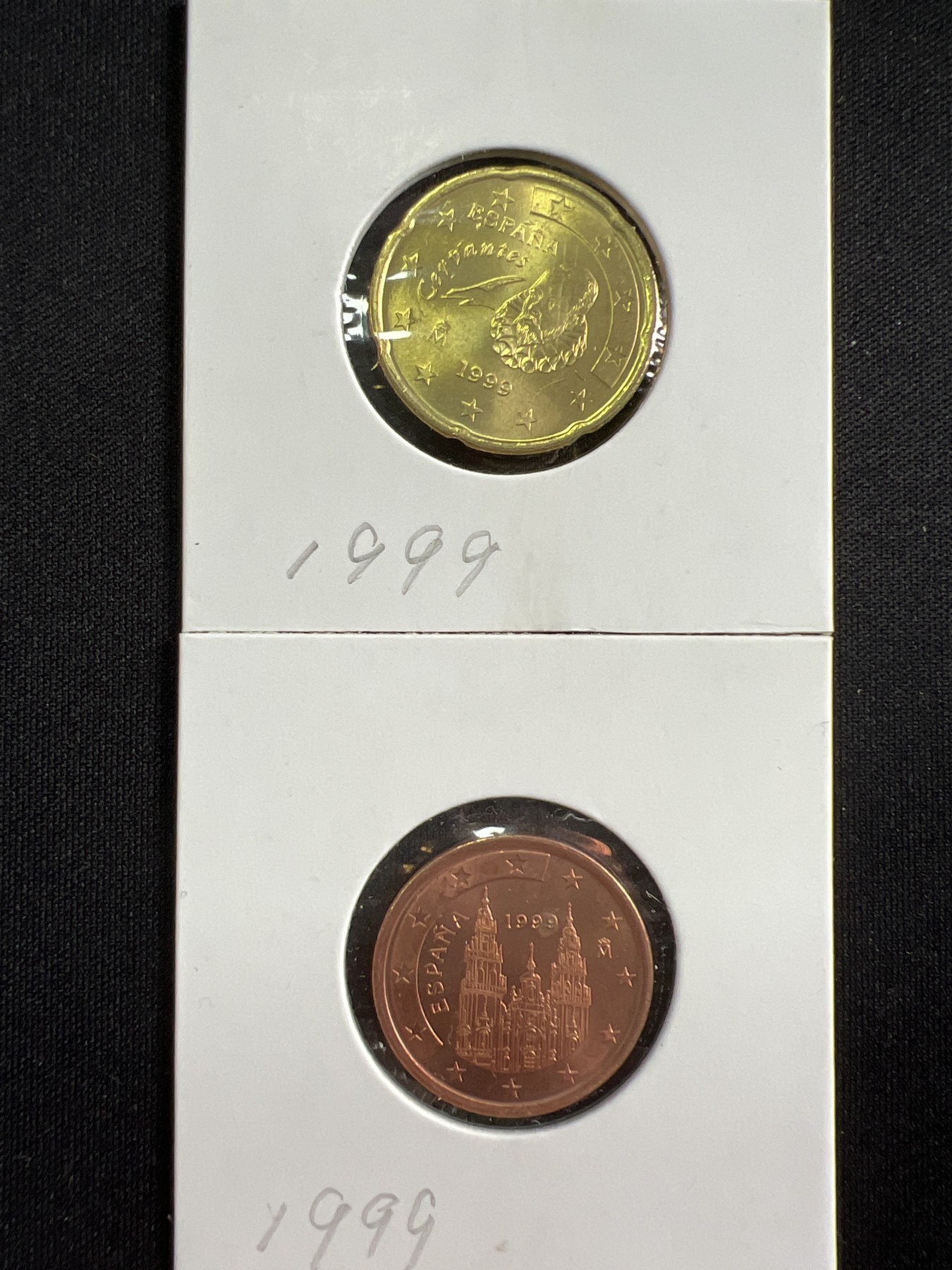 第421期 硬币专场 （无押金，捡漏，全场20包邮，偏远地区除外，接收代拍业务） 西班牙欧分两枚