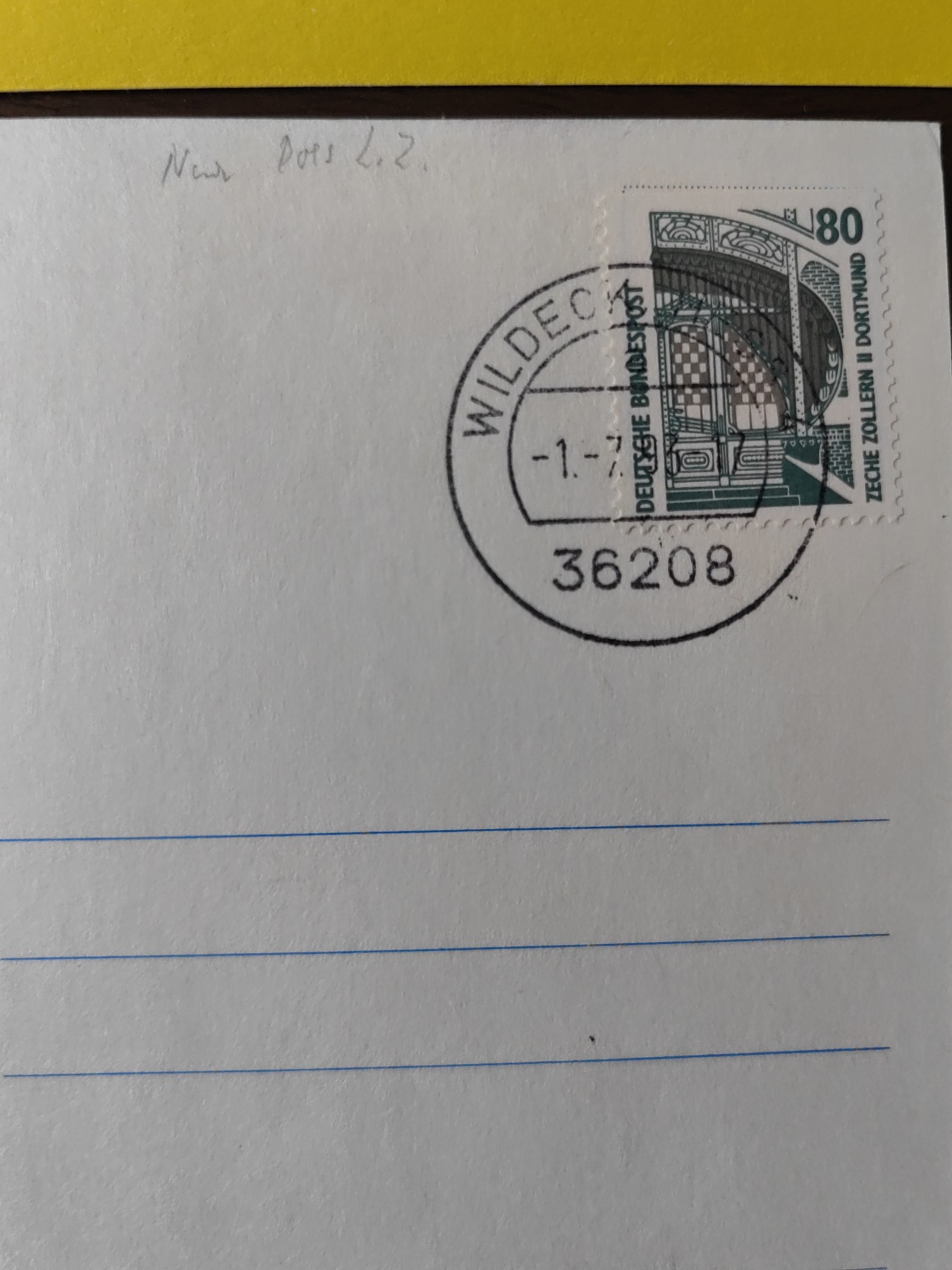 外国邮品精品专场（秒杀场）第①①场 德国邮戳片4枚