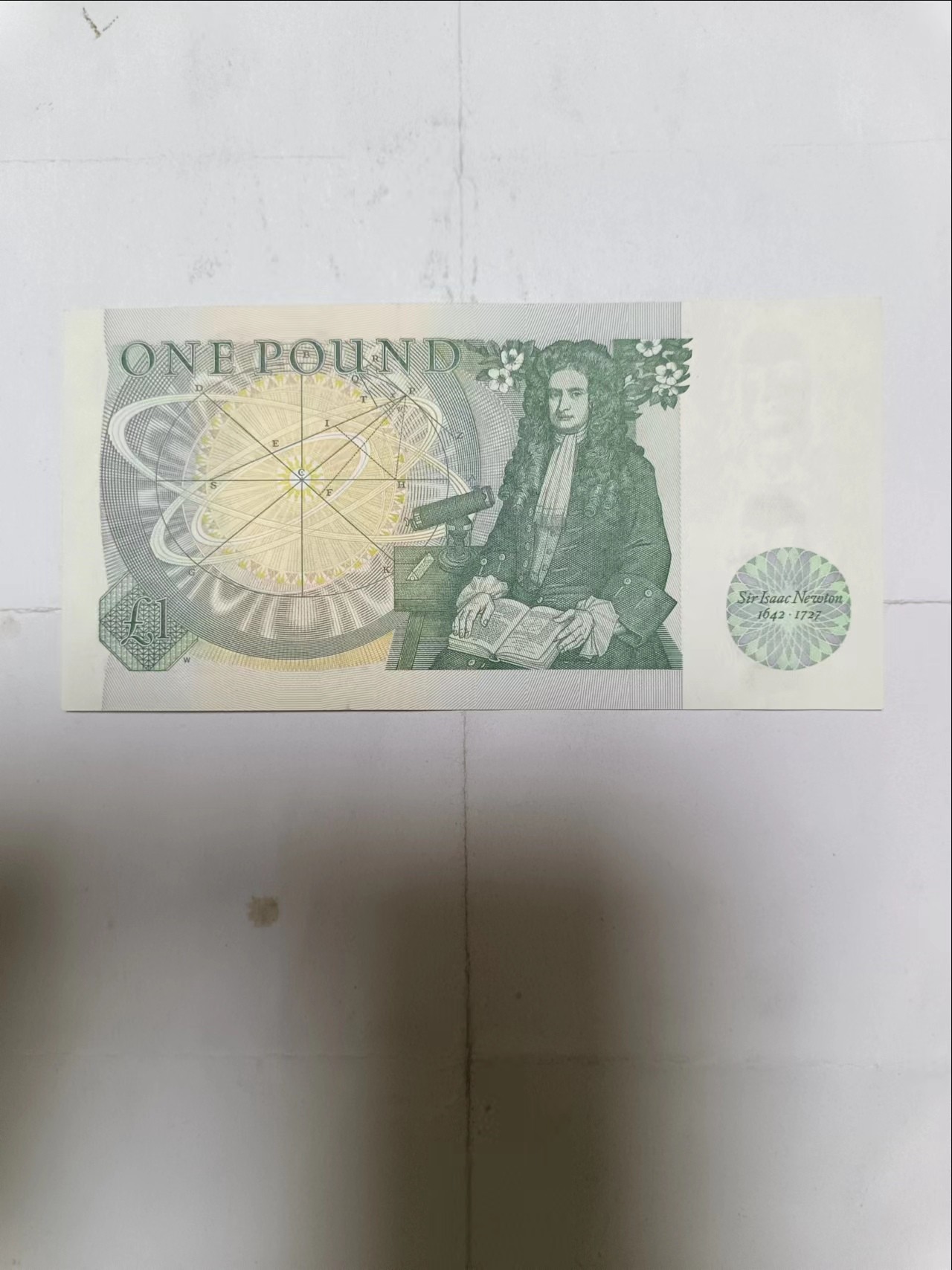 【20230928】非全新纸币第七十场 英国D序列1镑，好品