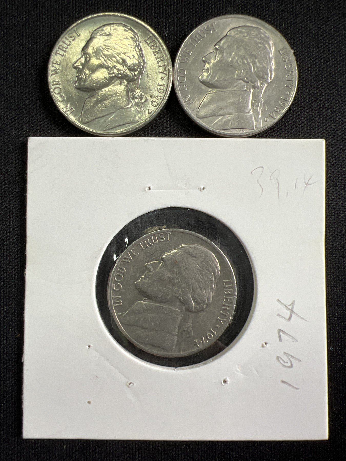 第419期 硬币专场 （无押金，捡漏，全场20包邮，偏远地区除外，接收代拍业务） 五美分三枚