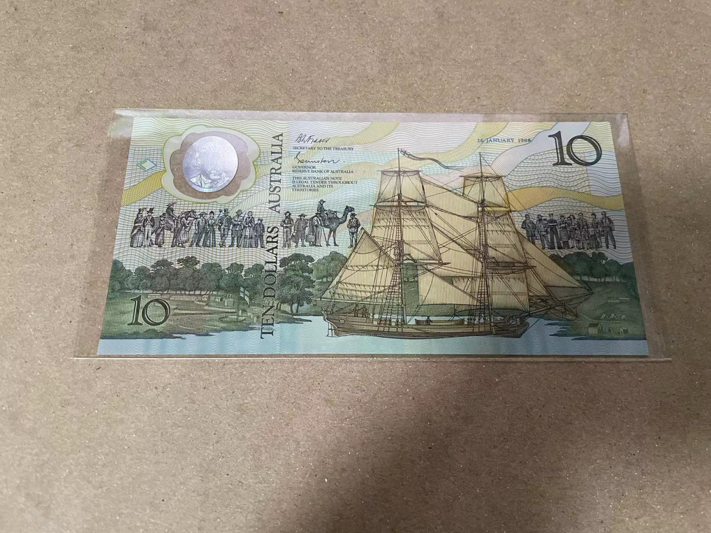 【Blue Auction】✨世界纸币精拍第376期——国庆专场 【AA】澳大利亚 10元 塑料纪念钞 全新UNC