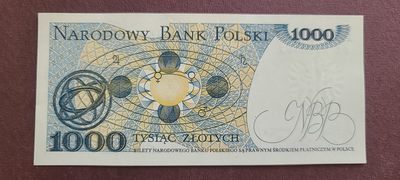 【币将精彩】纸币杂项拍卖（2026-4-27） 波兰1982年1000兹罗提纸币unc