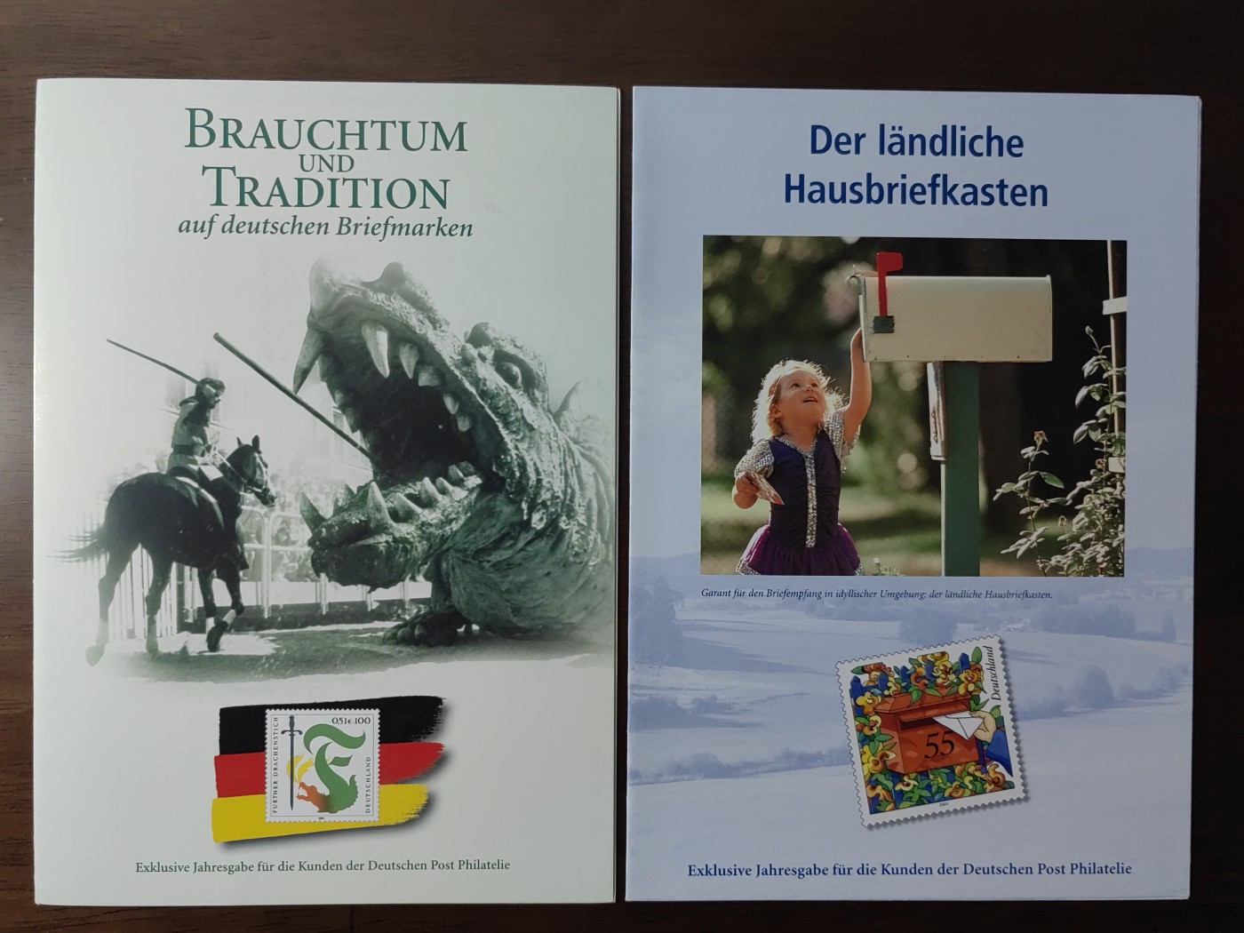外国邮品精品专场（秒杀场）第①①场 德国邮折2枚（习俗和小镇）