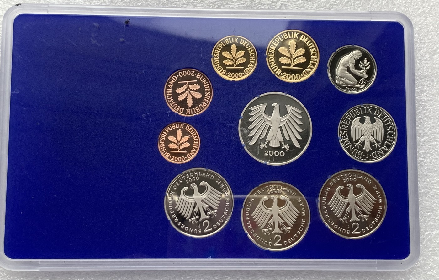 瓶子🏺第111期拍卖会  2000年精制德国10枚精制套