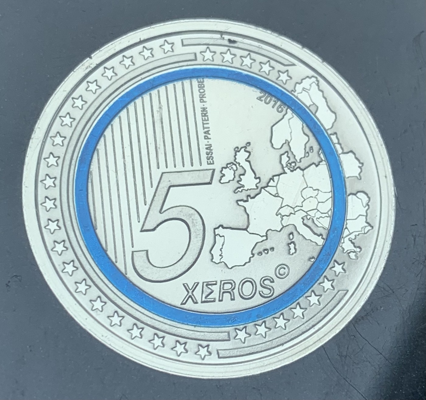 瓶子🏺第111期拍卖会   2016年聚能环精制镜面币