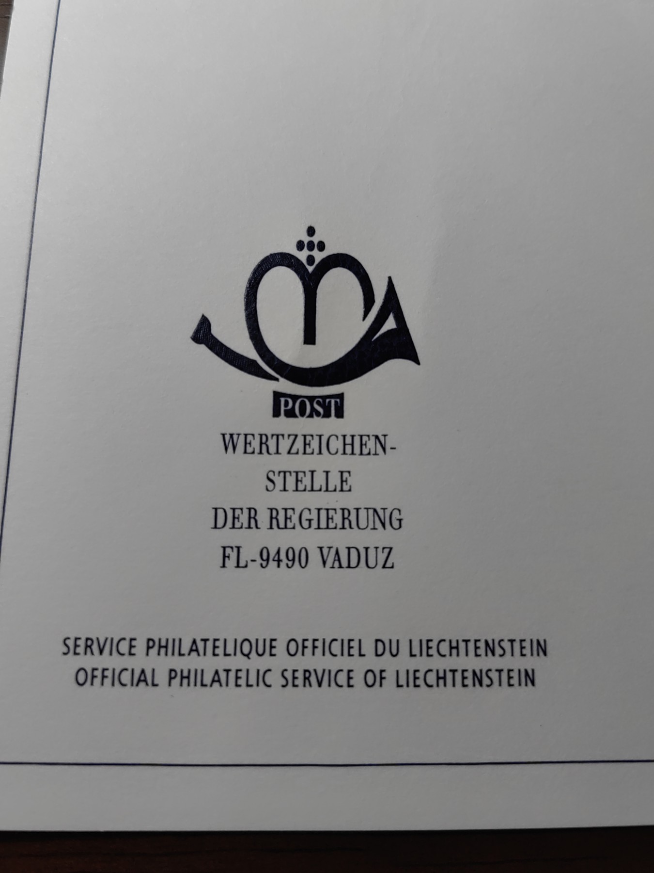 外国邮品精品专场（秒杀场）第①①场 列支敦士登官方集邮服务2件带邮票