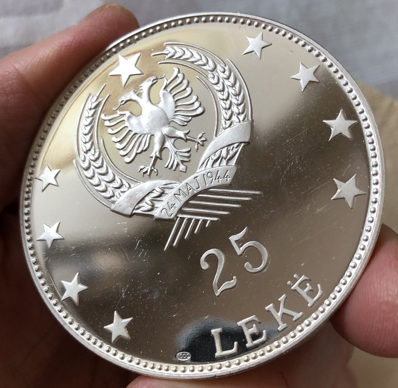 1968阿尔巴尼亚精制大钱包全套评级NGC