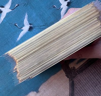 【直播】小花瓣艺术原创文创精品专场拍卖【第1场】 【二十八星宿系列】方形金边加厚卡+卡膜 36张+赠送冰箱贴一枚