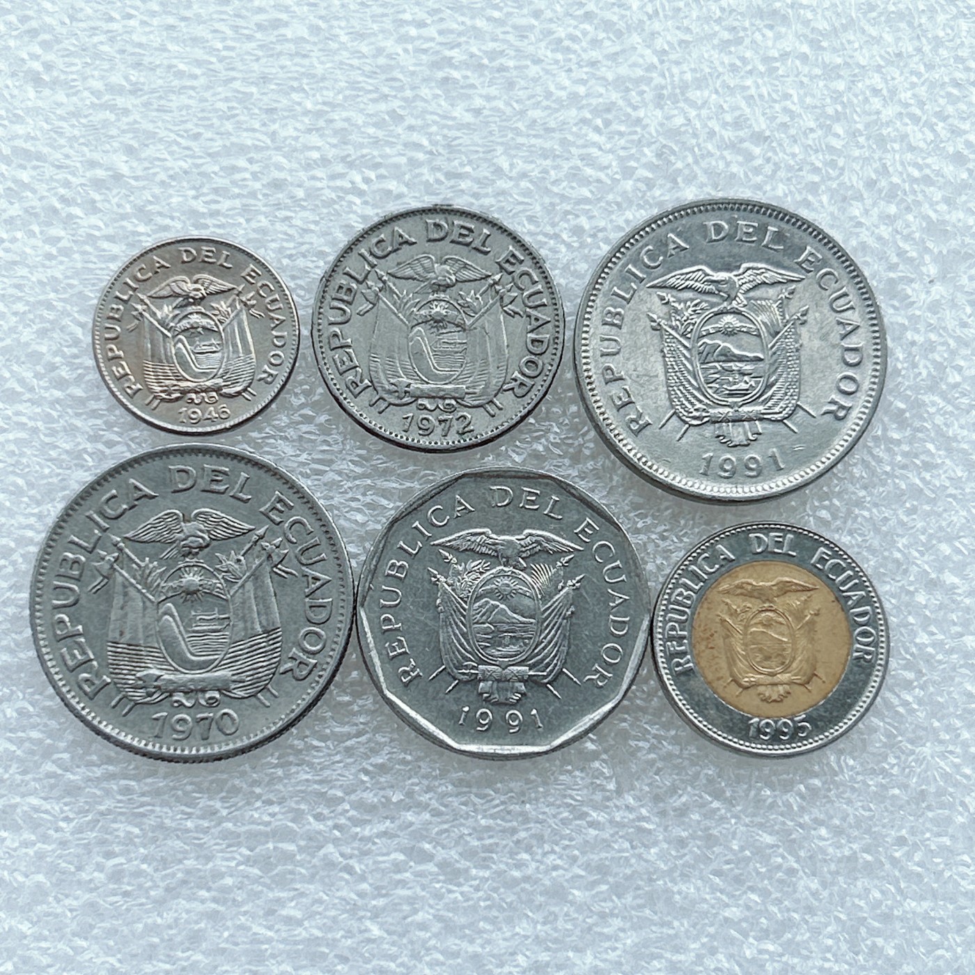 全场一元起拍 世界钱币散币场 第27期 厄瓜多尔