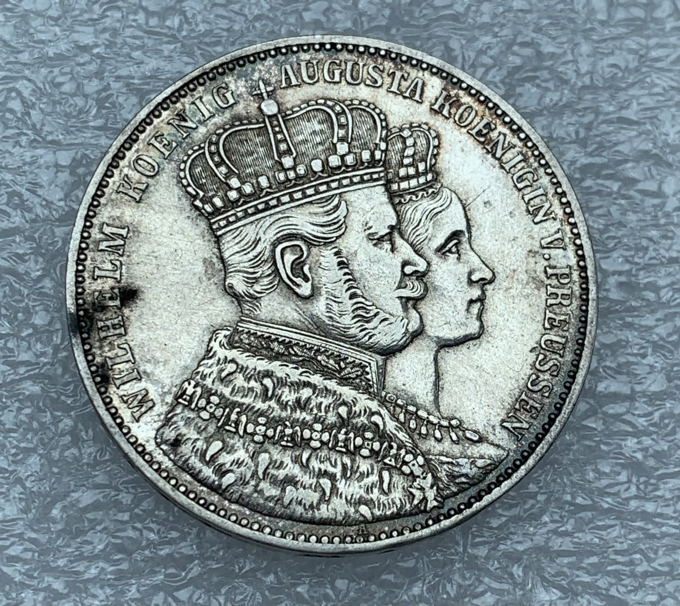 瓶子🏺第111期拍卖会  1861年普鲁士登基纪念1泰勒银币