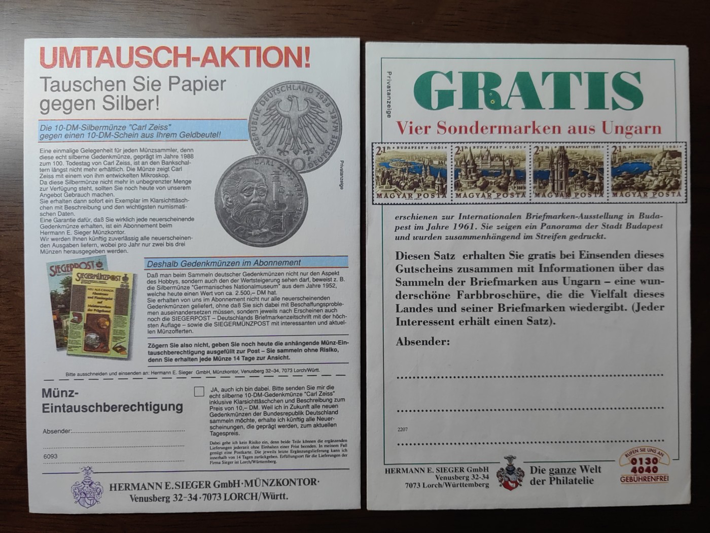外国邮品精品专场（秒杀场）第①①场 特别邮封2件