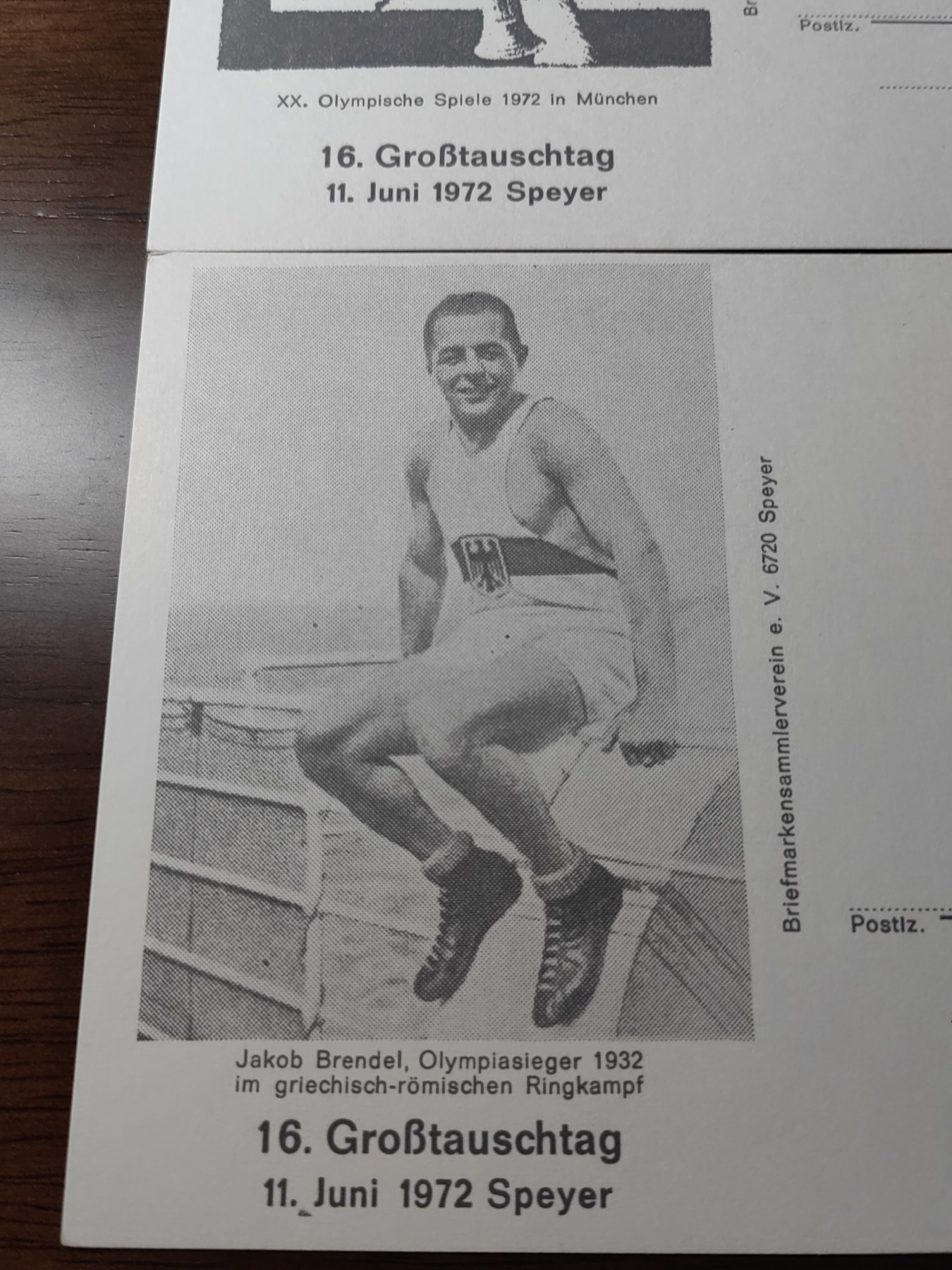 外国邮品精品专场（秒杀场）第①①场 德国1972年奥运会邮戳片3件