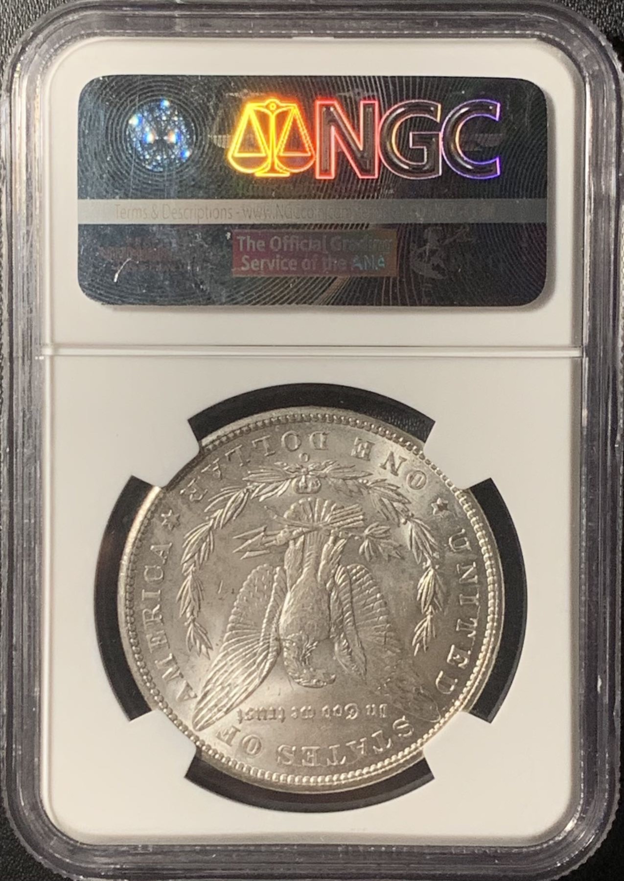 紫瑗钱币——第307期拍卖 美国 1900年 O版 摩根 大头妹 1美元 银币 NGC MS64