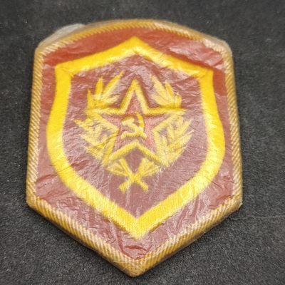 全场0元起拍 第95期 咸鱼国勋章拍卖专场 10月1日（周日）下午6：00开始 - 稀少 苏联71仪仗队 领队军官 刺绣臂章 库存带油纸 1