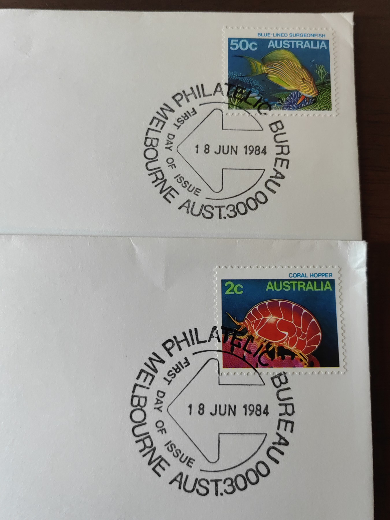 外国邮品精品专场（秒杀场）第①①场 1984澳大利亚海洋生物一组5件