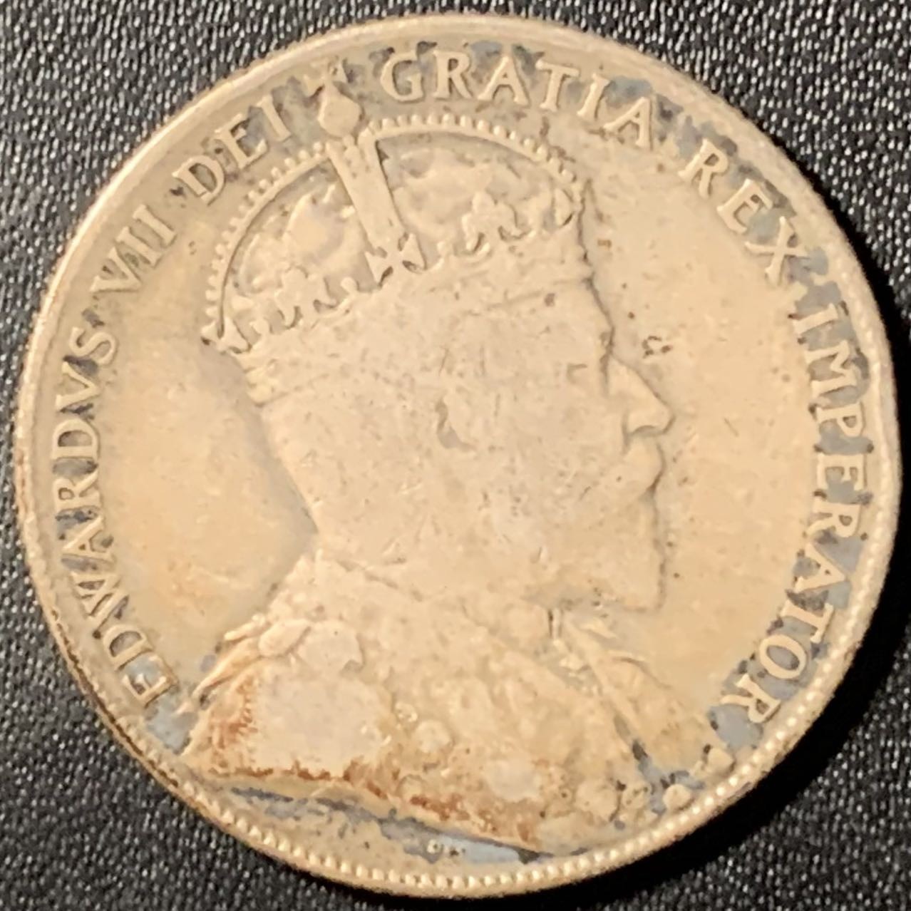 紫瑗钱币——第326期拍卖 纽芬兰 1904年 爱德华七世 50分 11.78克 0.925银