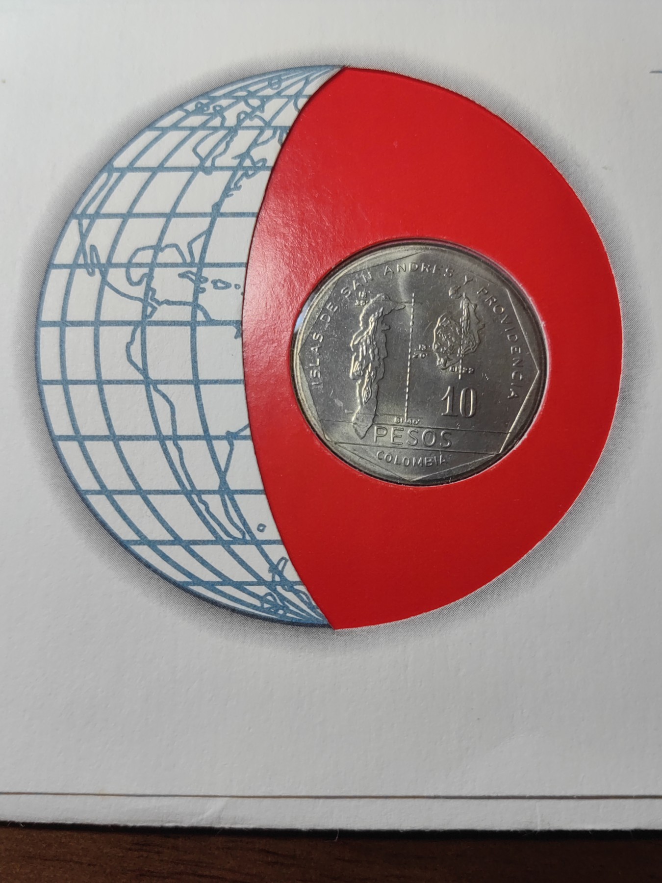 外国邮品精品专场（秒杀场）第①①场 邮币封-哥伦比亚共和国1981年10比索