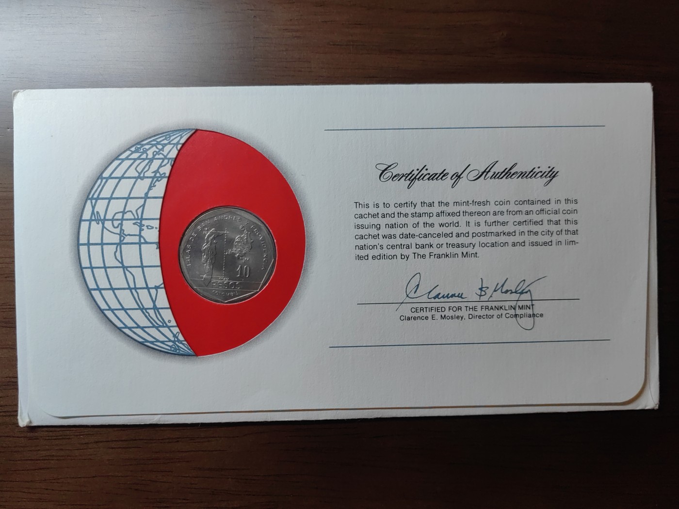 外国邮品精品专场（秒杀场）第①①场 邮币封-哥伦比亚共和国1981年10比索