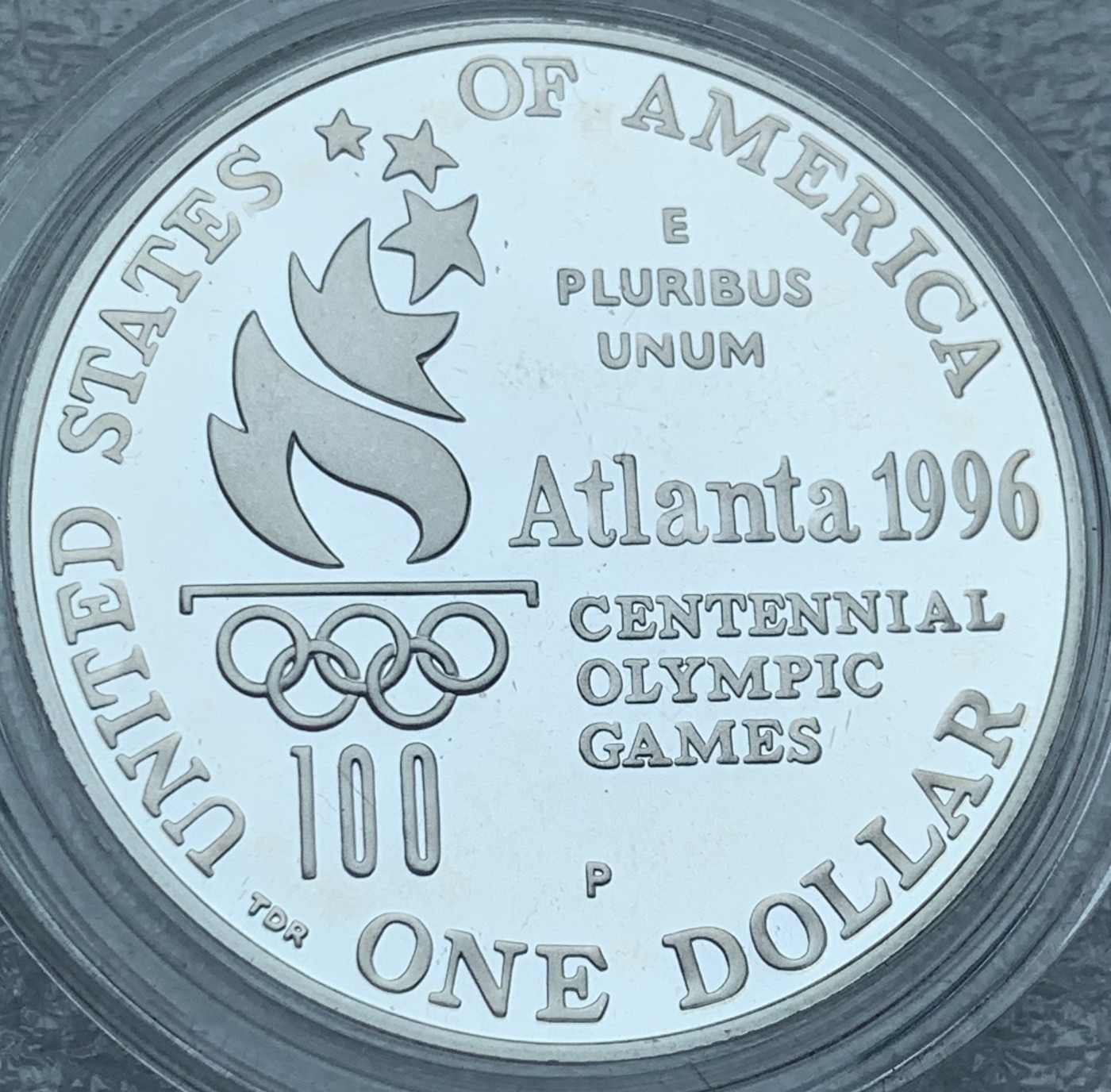 瓶子🏺第111期拍卖会  美国1996年亚特兰大轮椅赛精制银币