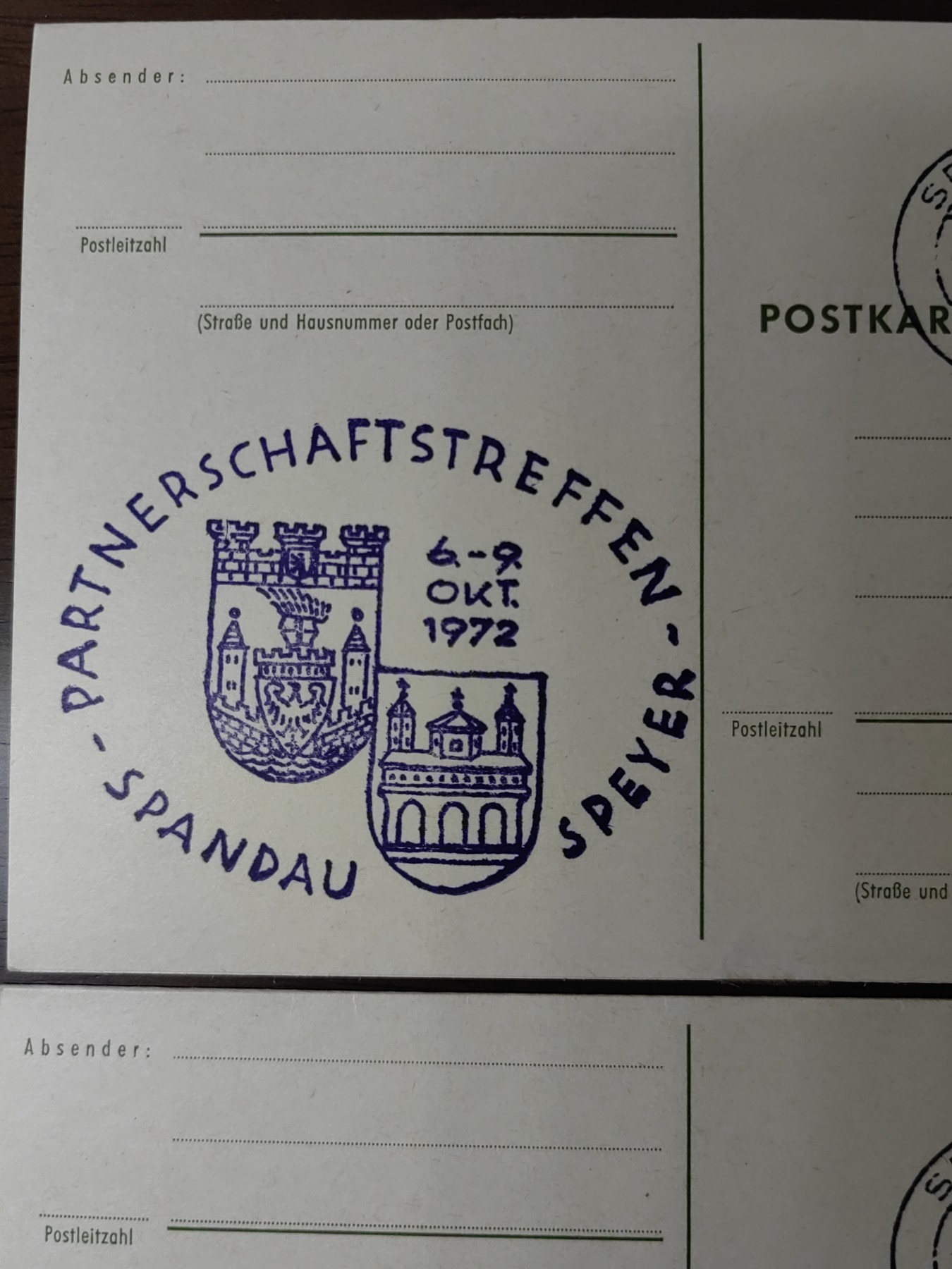 外国邮品精品专场（秒杀场）第①①场 德国1972年邮折6件（内容丰富）