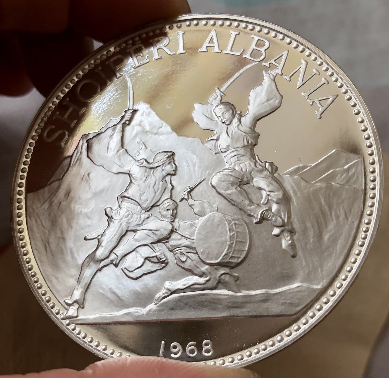 1968阿尔巴尼亚精制大钱包全套评级NGC