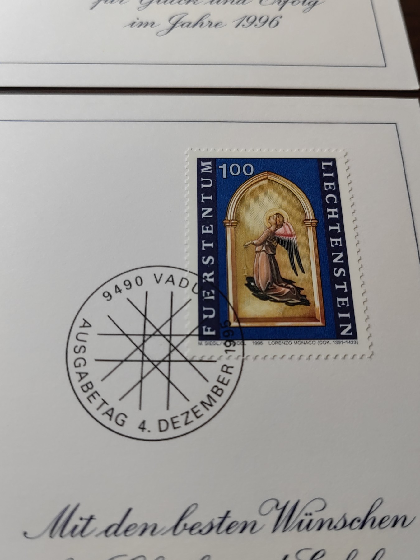 外国邮品精品专场（秒杀场）第①①场 列支敦士登官方集邮服务2件带邮票