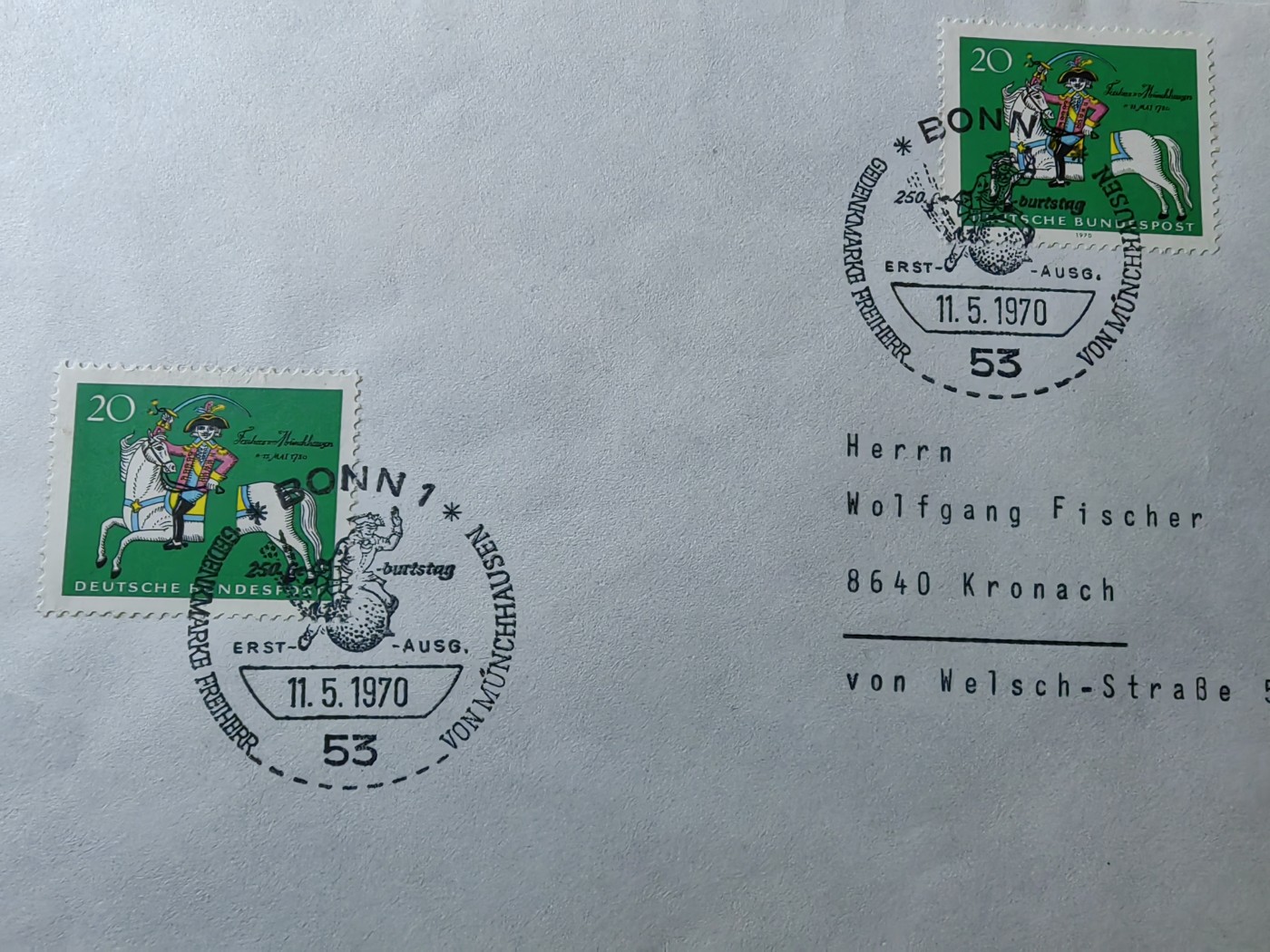 外国邮品精品专场（秒杀场）第①①场 70年代实寄邮封10件（精美）