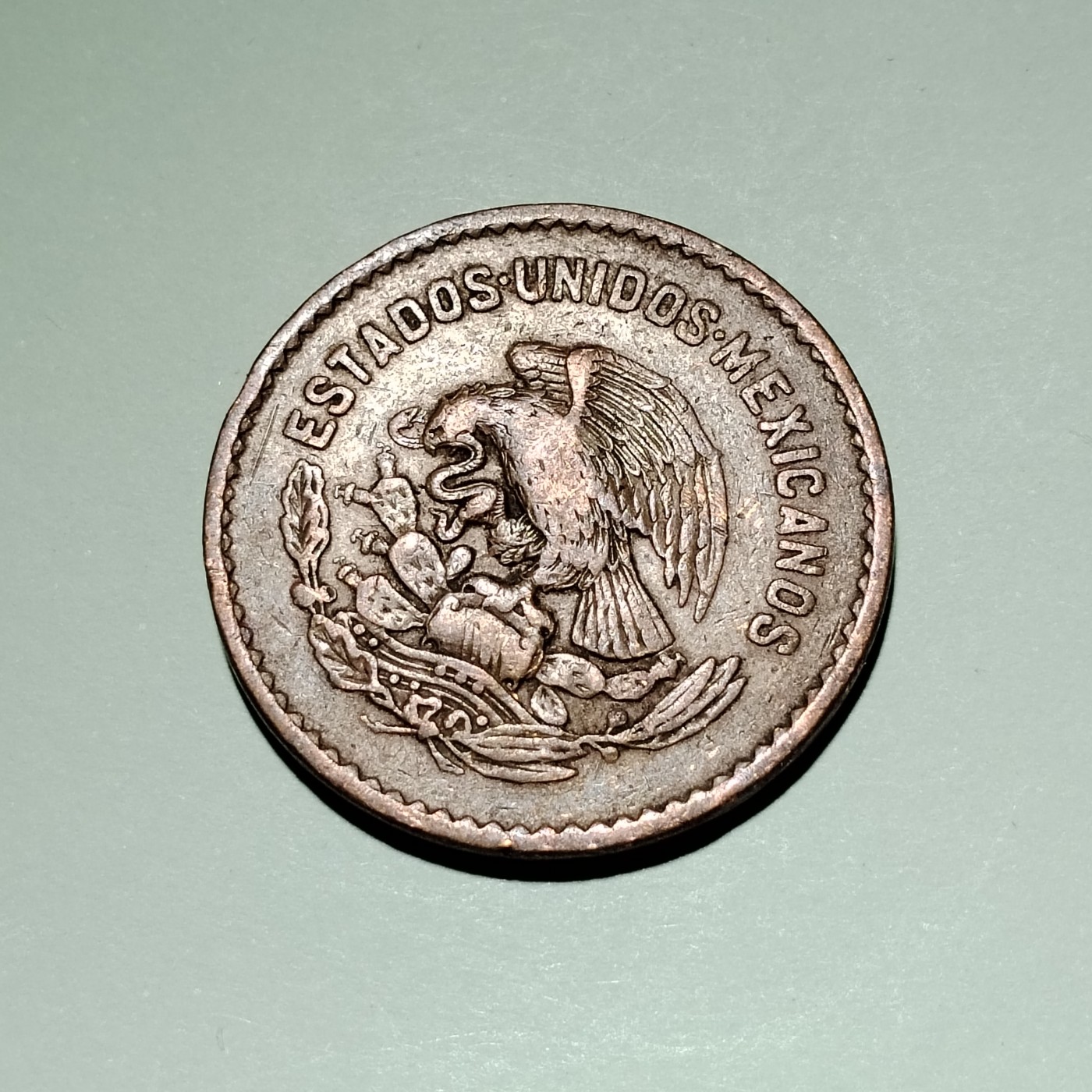 230927 稀少1951年 墨西哥 铜币 直径25.5MM
