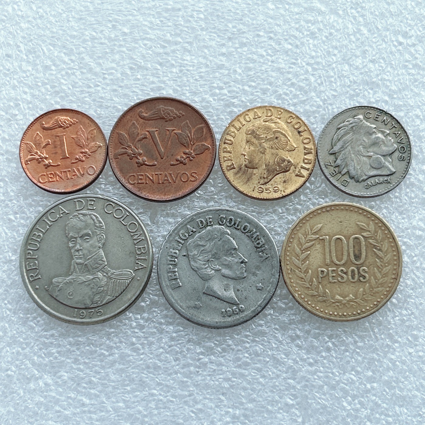 全场一元起拍 世界钱币散币场 第27期 哥伦比亚