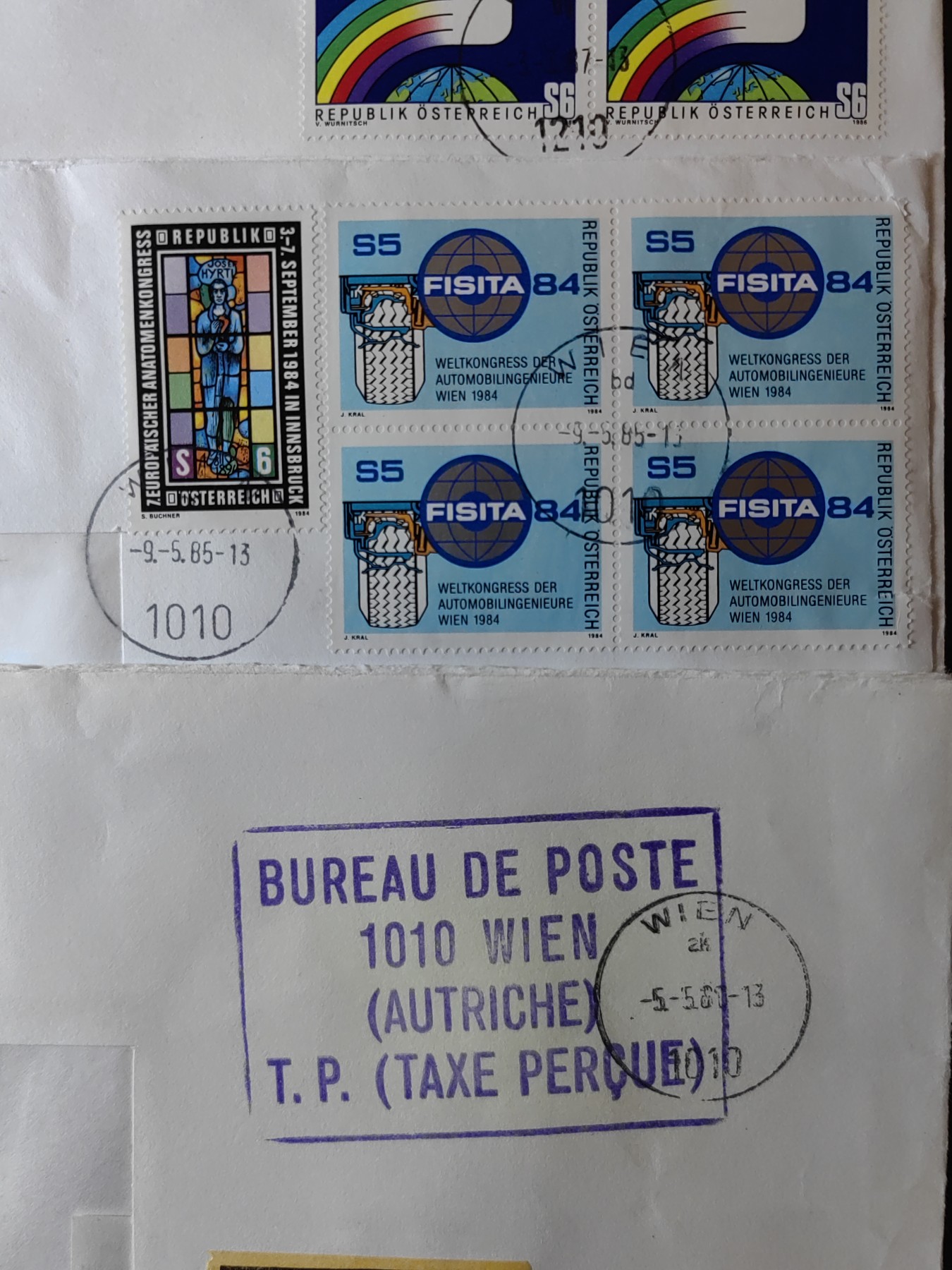 外国邮品精品专场（秒杀场）第①①场 奥地利实寄邮封一组（邮票品种丰富）不要错过，共10件