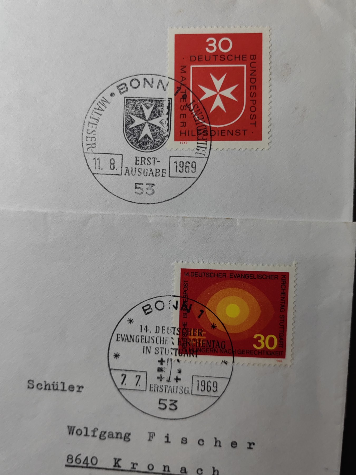 外国邮品精品专场（秒杀场）第①①场 60年代实寄邮封一组8件