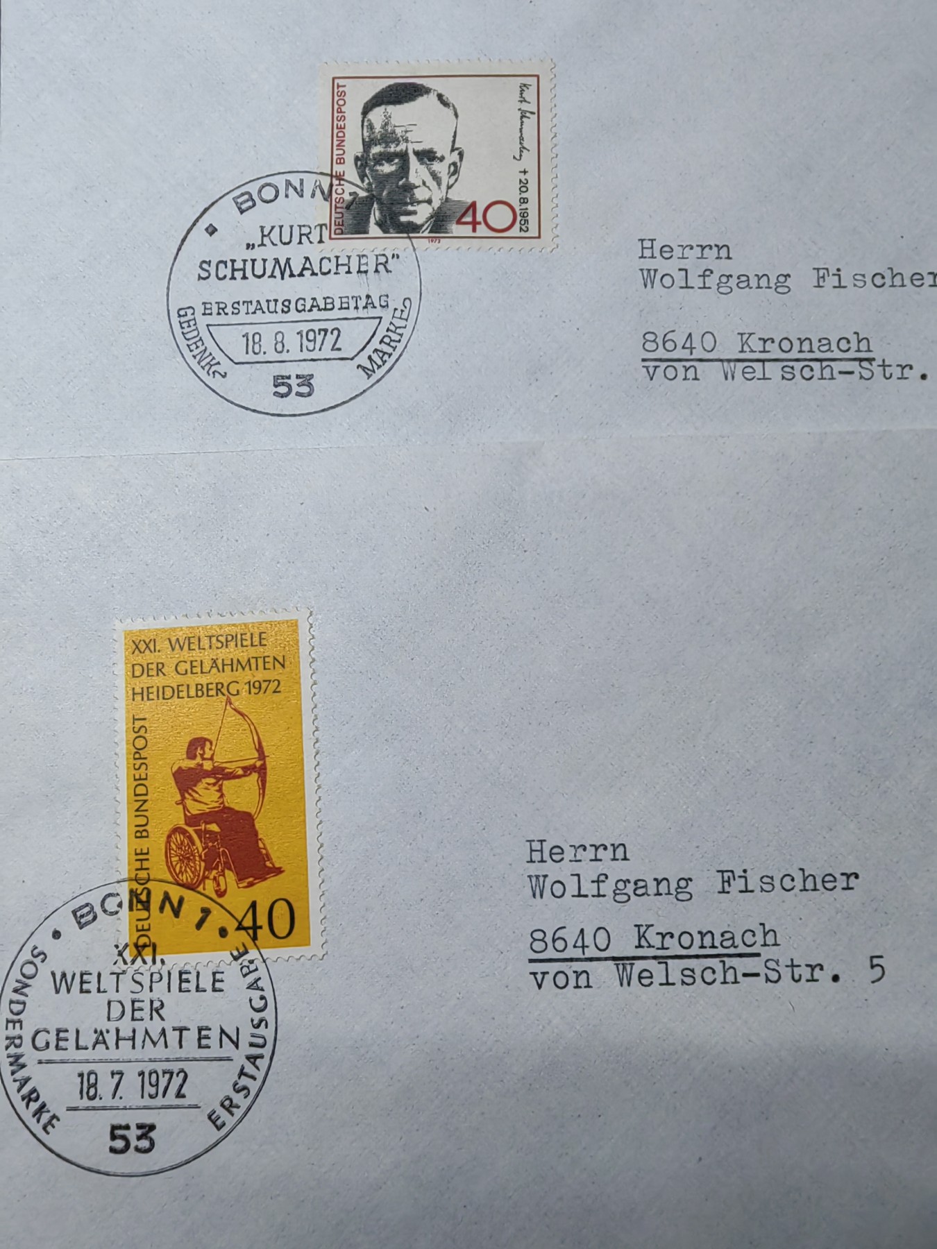 外国邮品精品专场（秒杀场）第①①场 70年代实寄邮封10件（精美）