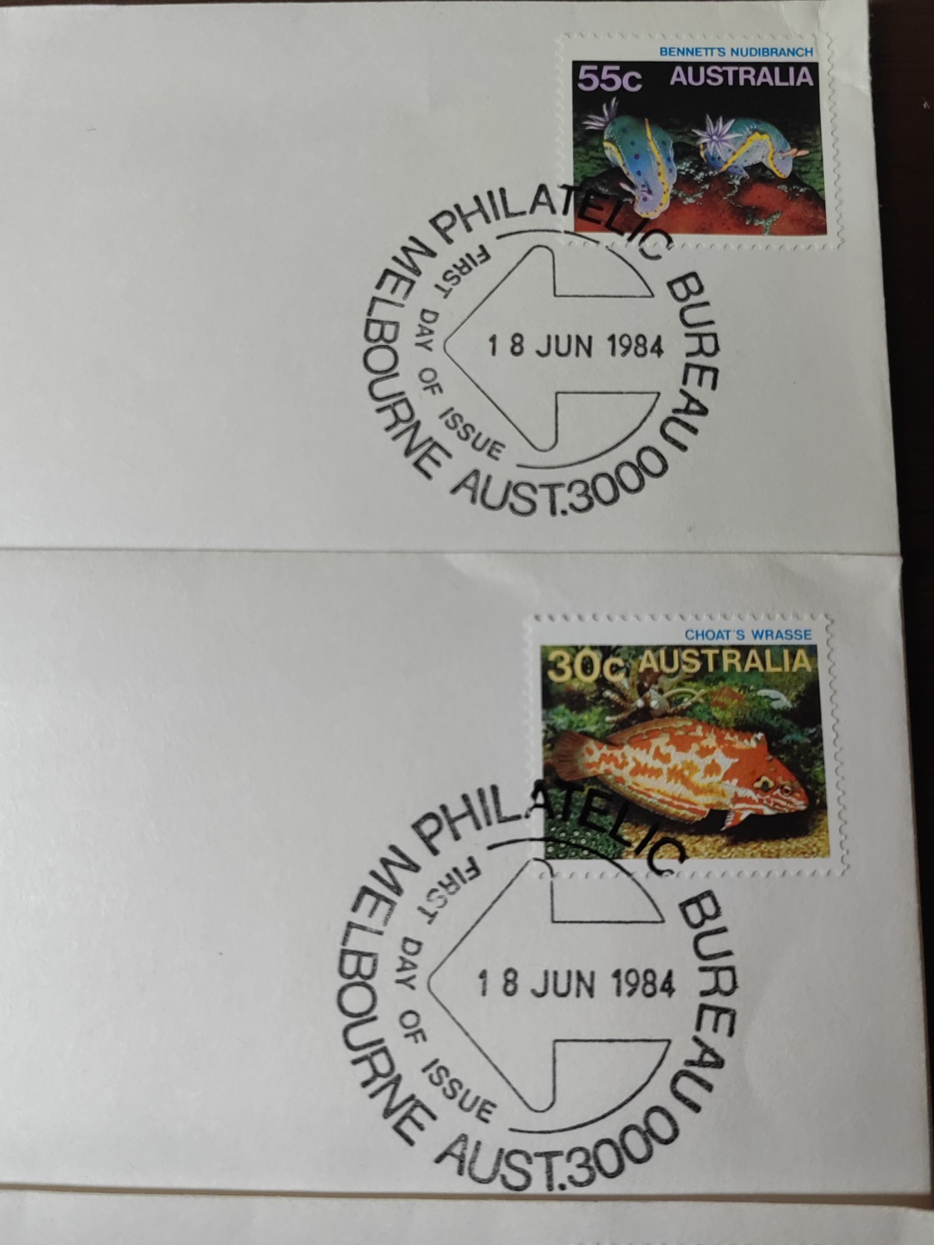 外国邮品精品专场（秒杀场）第①①场 1984澳大利亚海洋生物一组5件