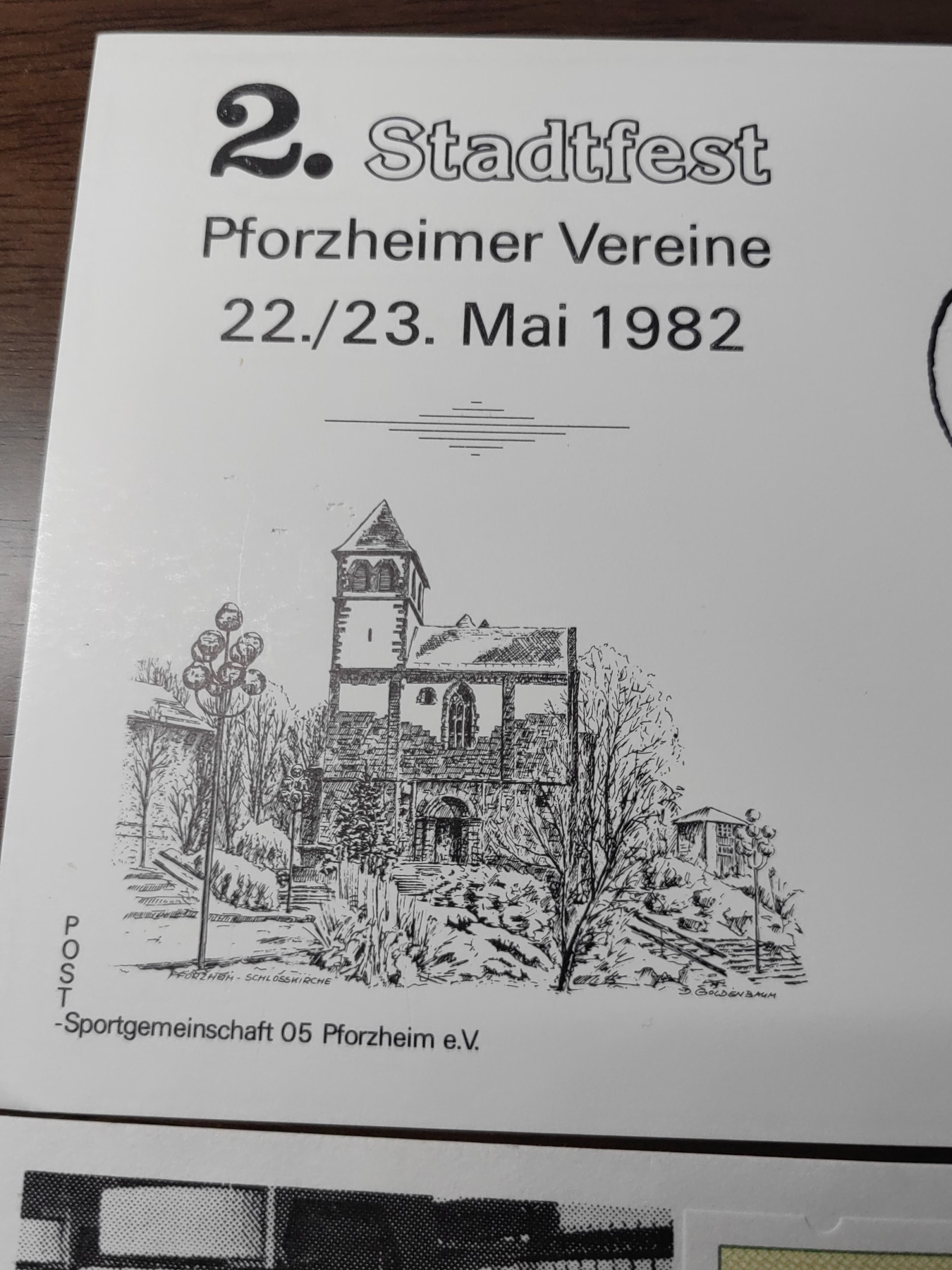 外国邮品精品专场（秒杀场）第①①场 普福兹海姆俱乐部和邮局的自动邮件分发系统戳片（电子邮票两枚）