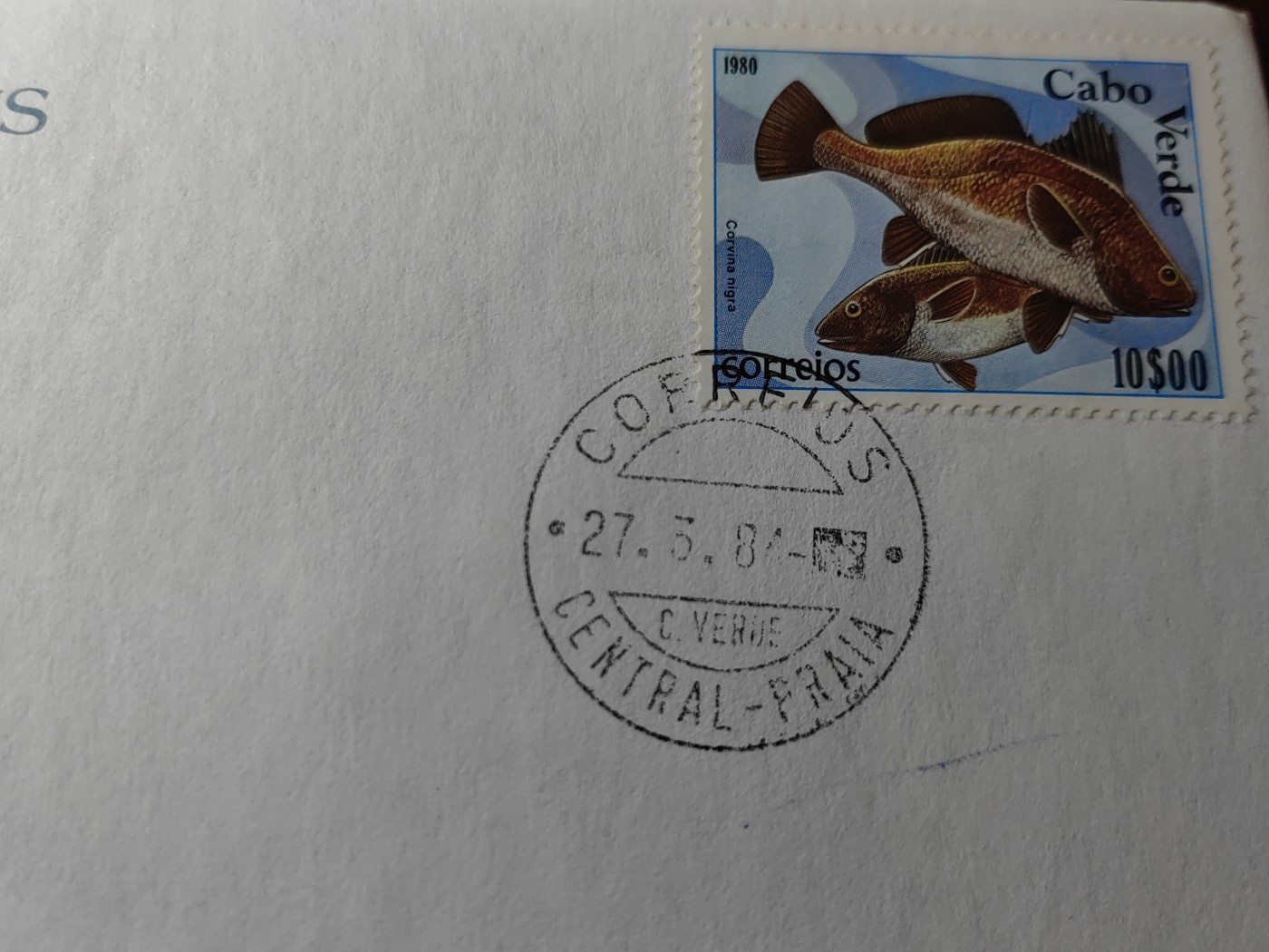 外国邮品精品专场（秒杀场）第①①场 邮币封-1982年佛得角10埃斯库多纪念币