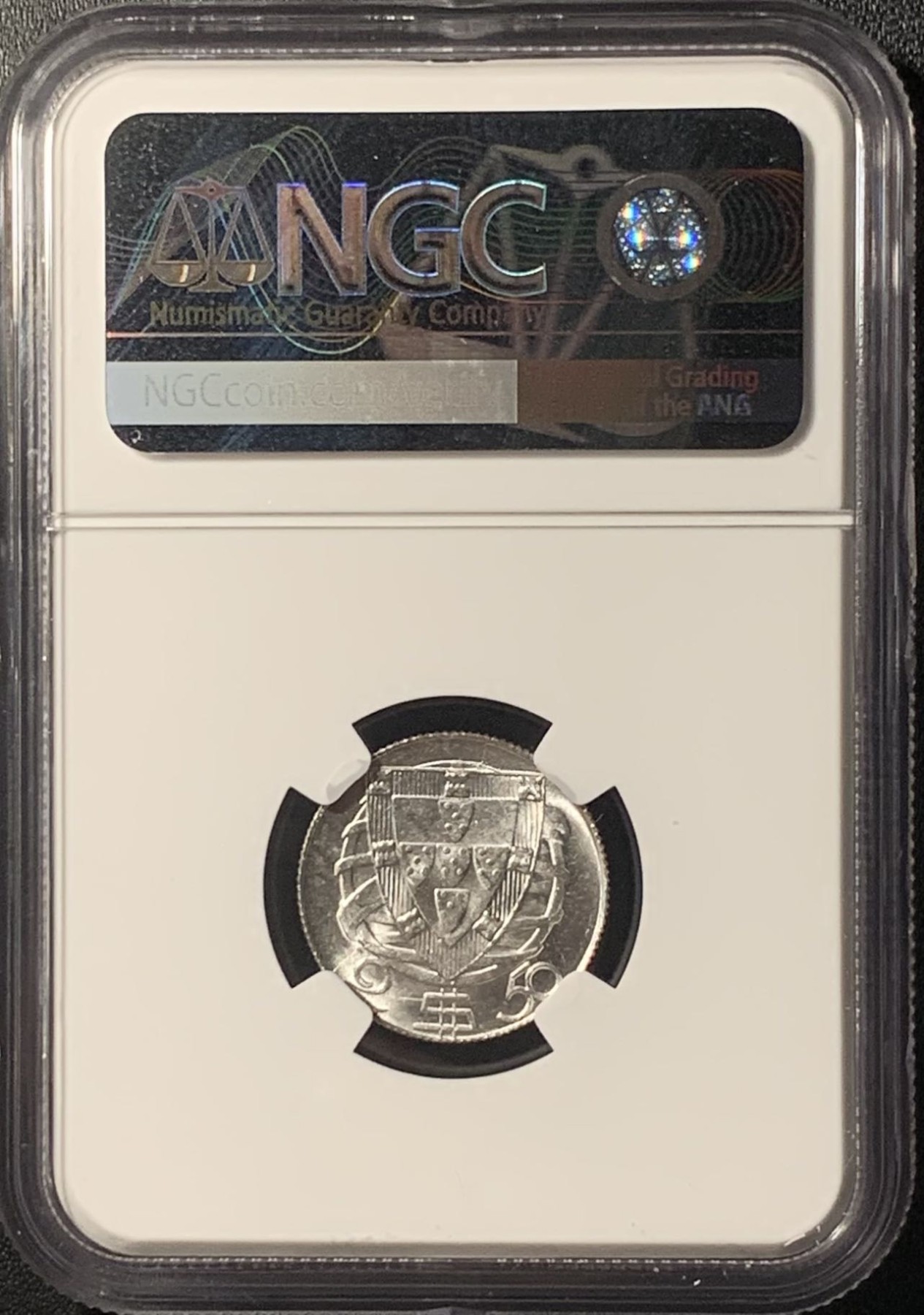 紫瑗钱币——第307期拍卖 葡萄牙 1951年 帆船 2.5埃斯库多 银币 NGC MS65