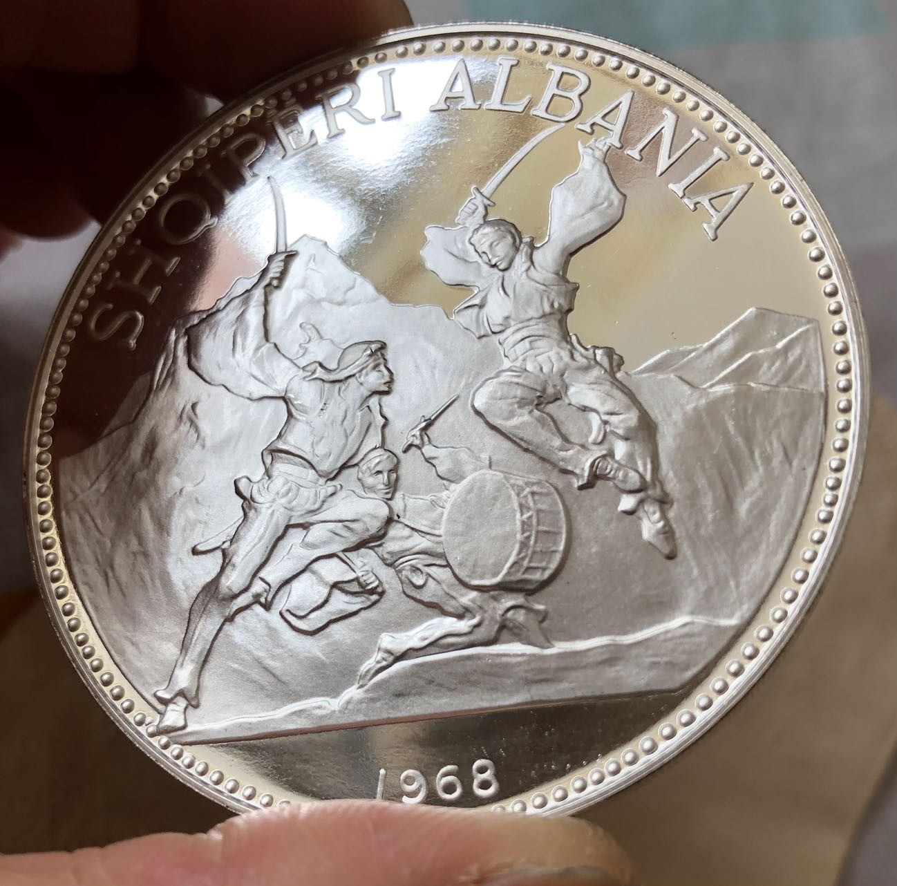 1968阿尔巴尼亚精制大钱包全套评级NGC