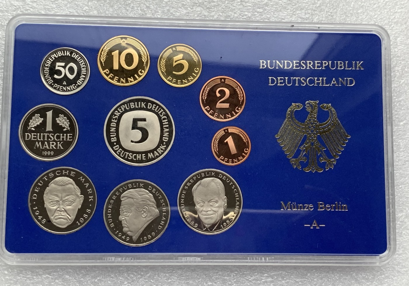 瓶子🏺第111期拍卖会   1999年精制德国10枚精制套