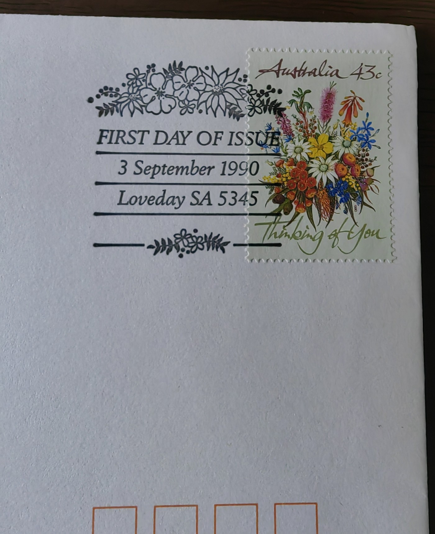 外国邮品精品专场（秒杀场）第①①场 1990年澳大利亚节日的问候纪念封