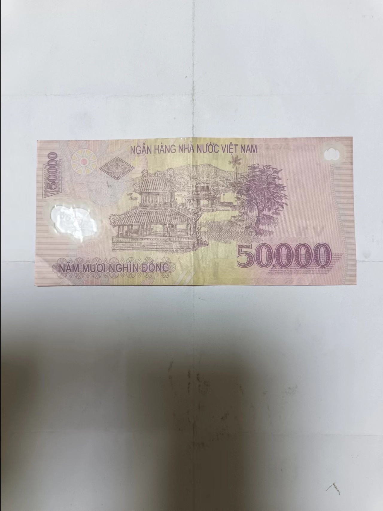 【20230930】非全新纸币第七十二场 越南5万盾