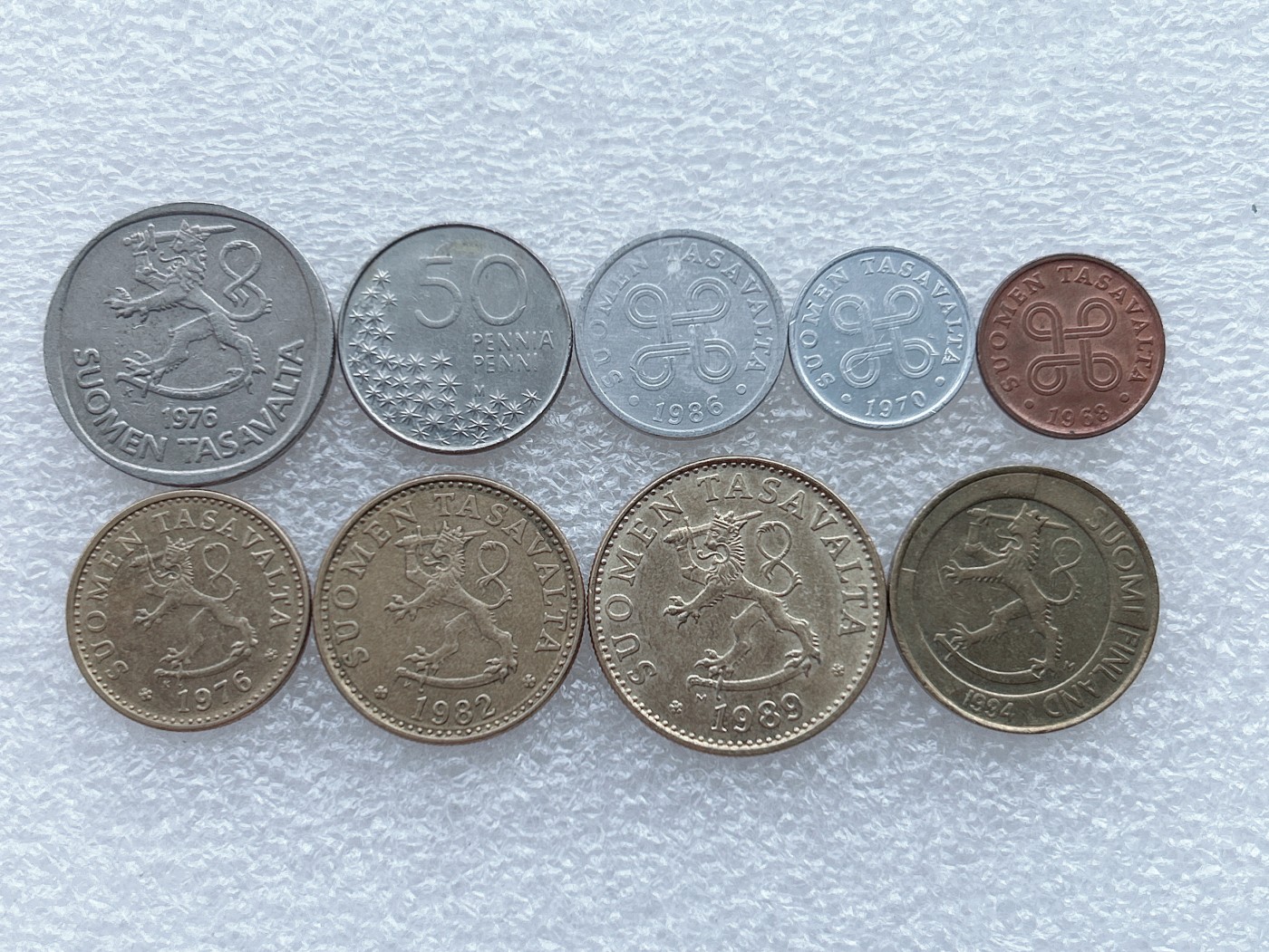 全场一元起拍 世界钱币散币场 第28期 芬兰