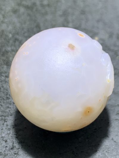 精美亚光朱砂点战国红玛瑙手工雕刻禅字珠一颗！ 精美亚光朱砂点战国红玛瑙手工雕刻禅字珠一颗！