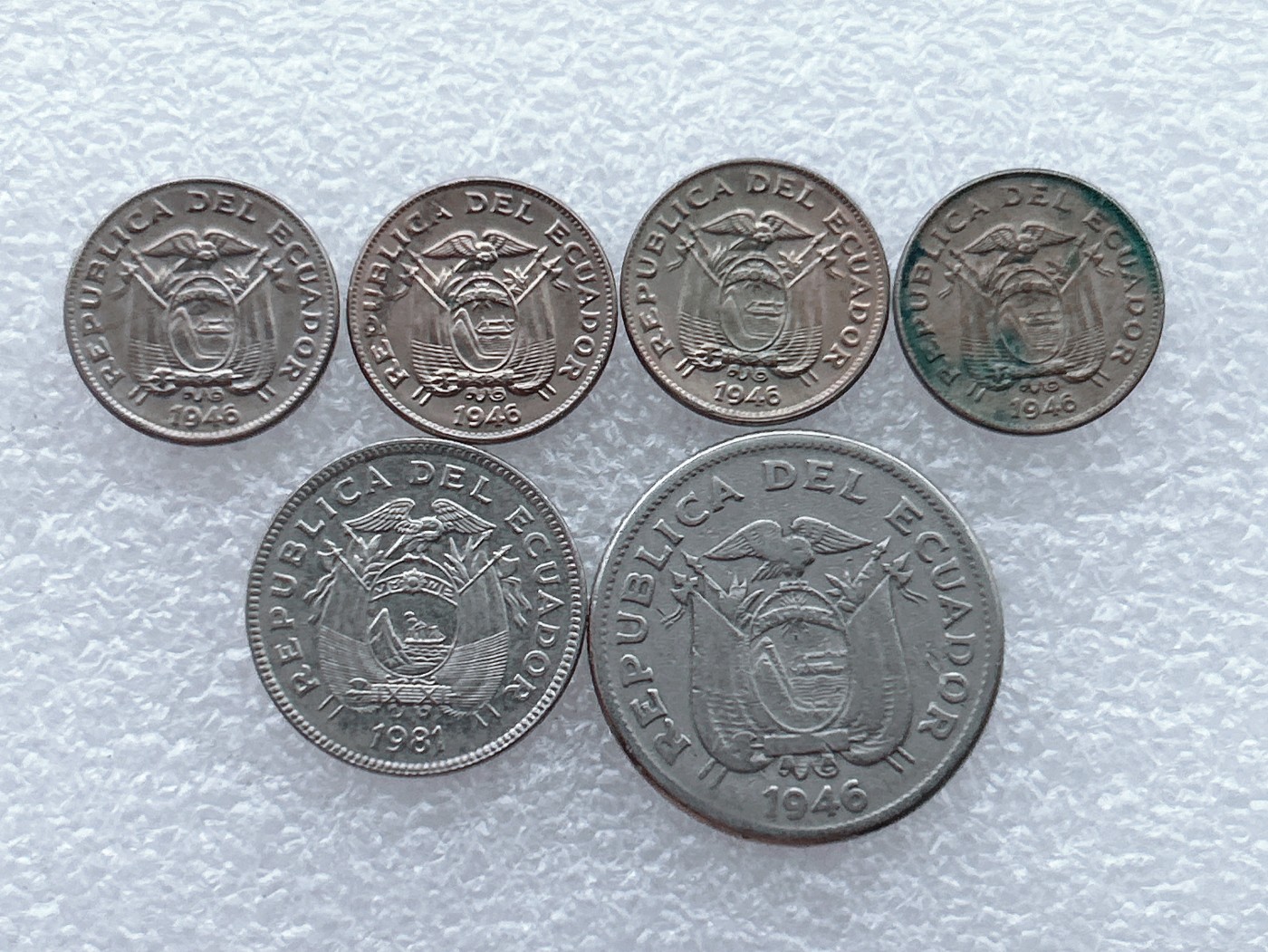 全场一元起拍 世界钱币散币场 第28期 厄瓜多尔