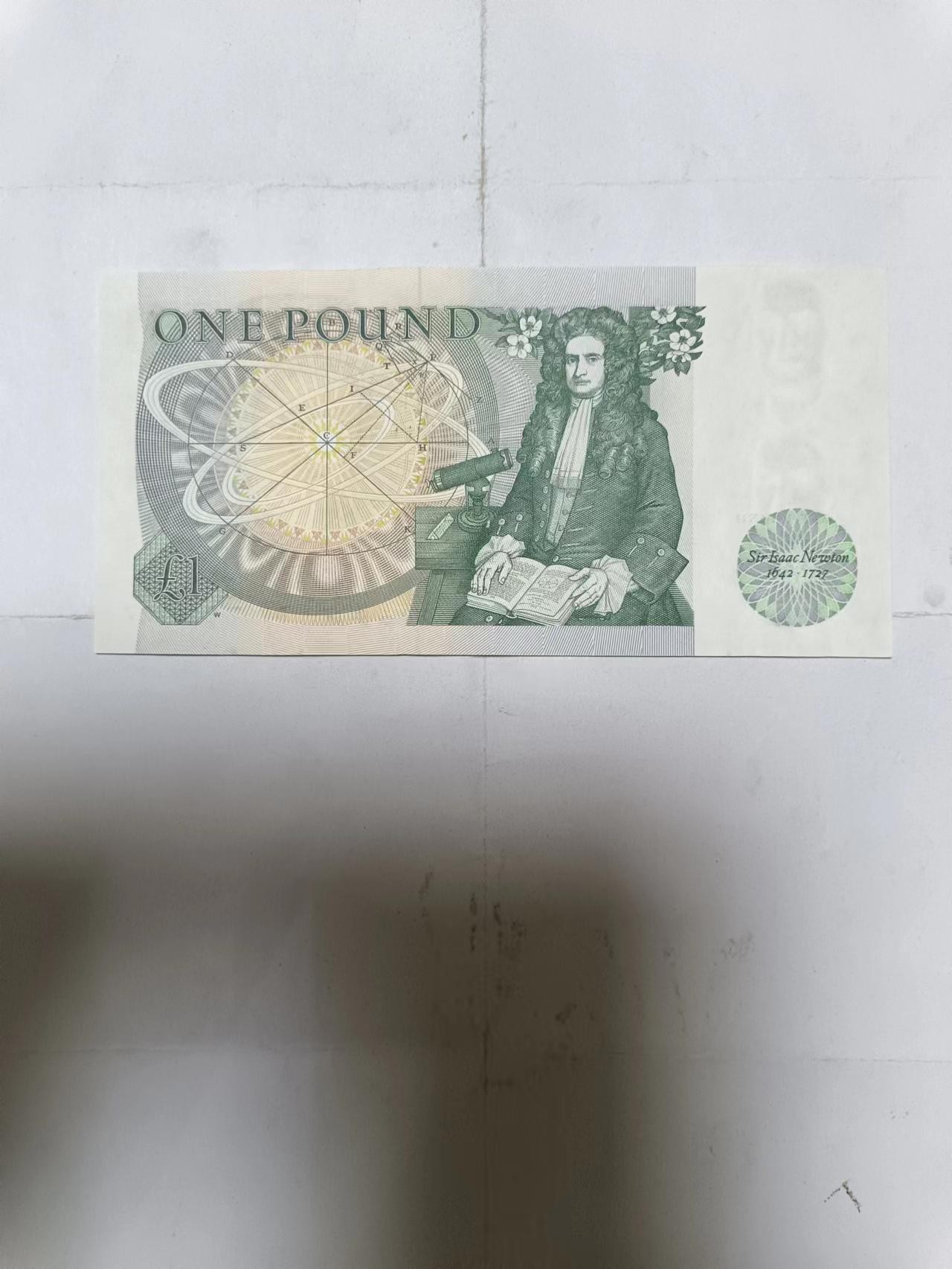 【20230930】非全新纸币第七十二场 英国D序列1镑，好品