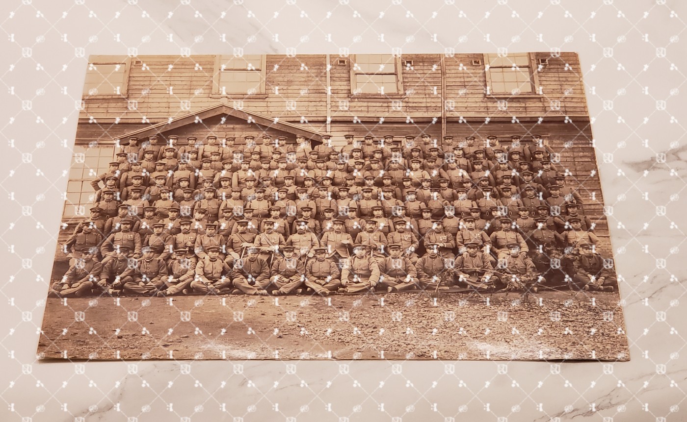 🤔经典时尚给钱就麦系列专场② 勋记证书照片信件任命书协会纸等【履历不多赘述，大部分我都没查喵】 步兵第六十五联队集体照（若松白虎部队，地点福岛县会津若松市步兵第六十五联队兵舍前）