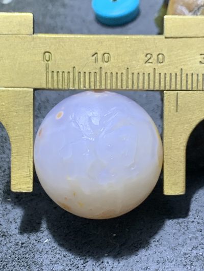 精美亚光朱砂点战国红玛瑙手工雕刻禅字珠一颗！ 精美亚光朱砂点战国红玛瑙手工雕刻禅字珠一颗！